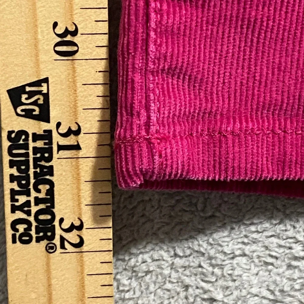 Gap 1969 Real Straight Pink Corduroy Pants‎ Womens Size 33/16 Straight Leg